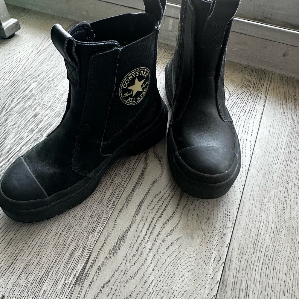 Converse Chelsea Kids Black High-Top Boots